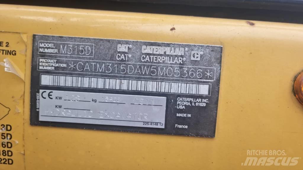 CAT M 315 D Escavatori gommati