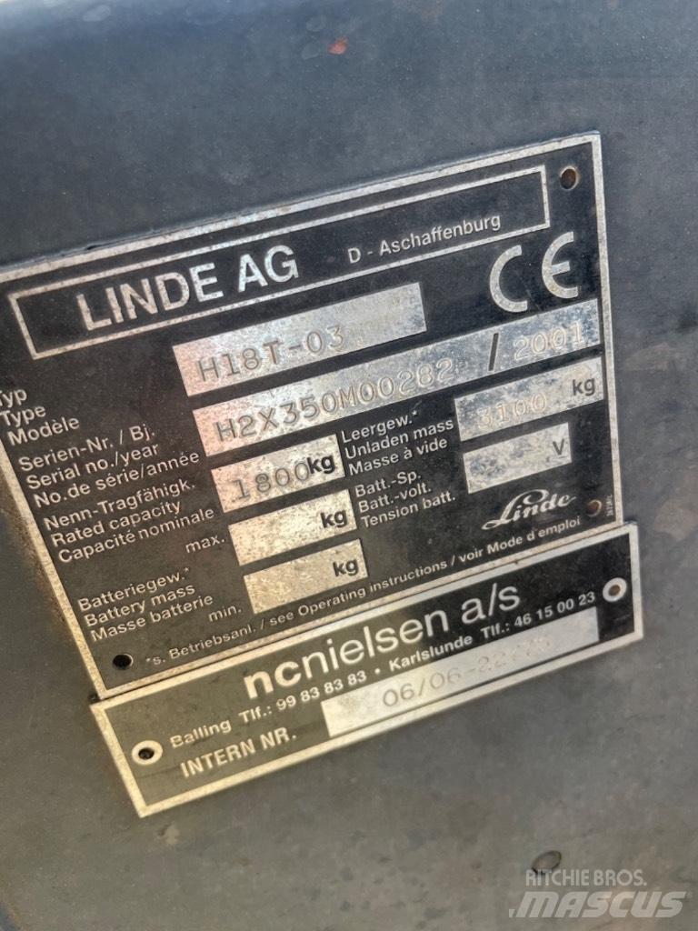 Linde H 18 T Carrelli elevatori GPL