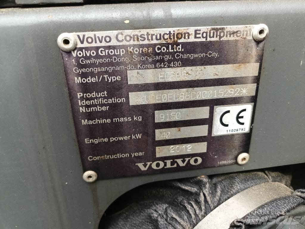 Volvo ECR 88 PLUS Escavatori medi 7t - 12t