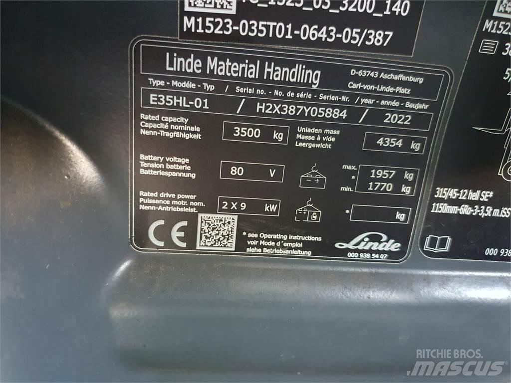 Linde E35HL Carrelli elevatori elettrici