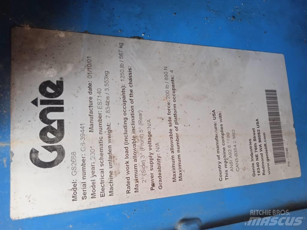 Genie GS 2668 RT Piattaforme a pantografo