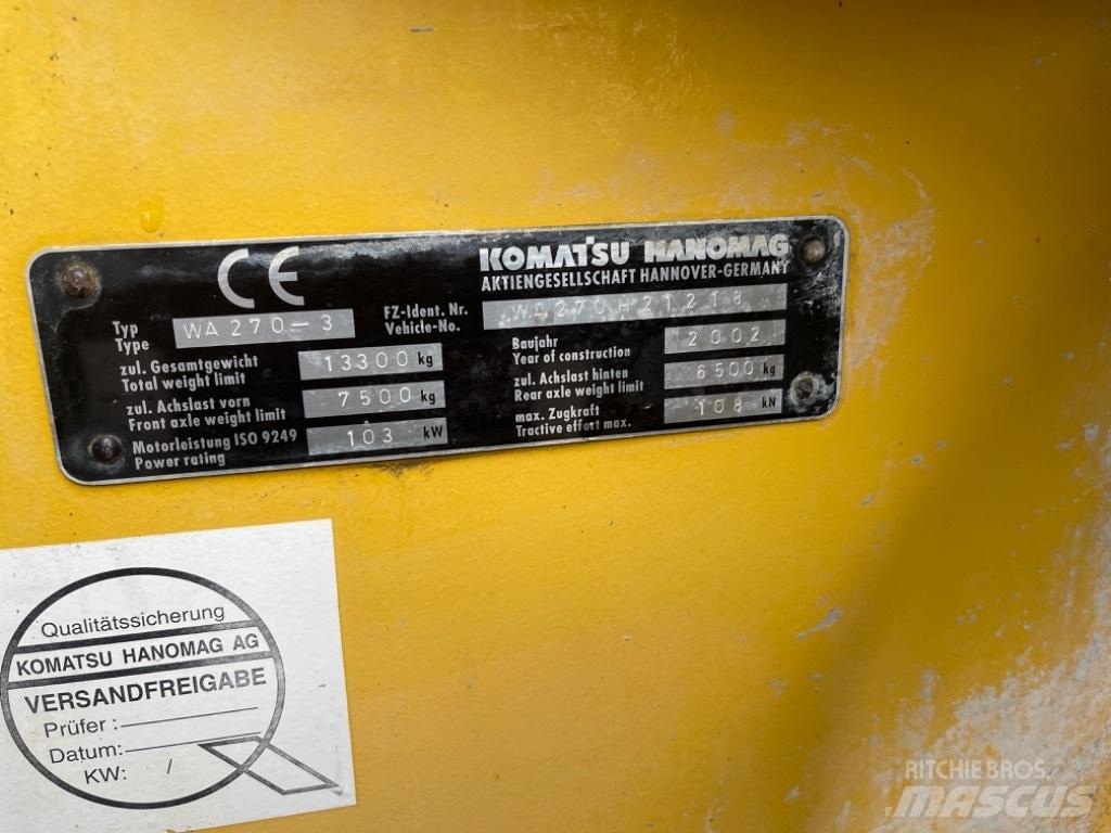 Komatsu WA 270-3 Pale gommate