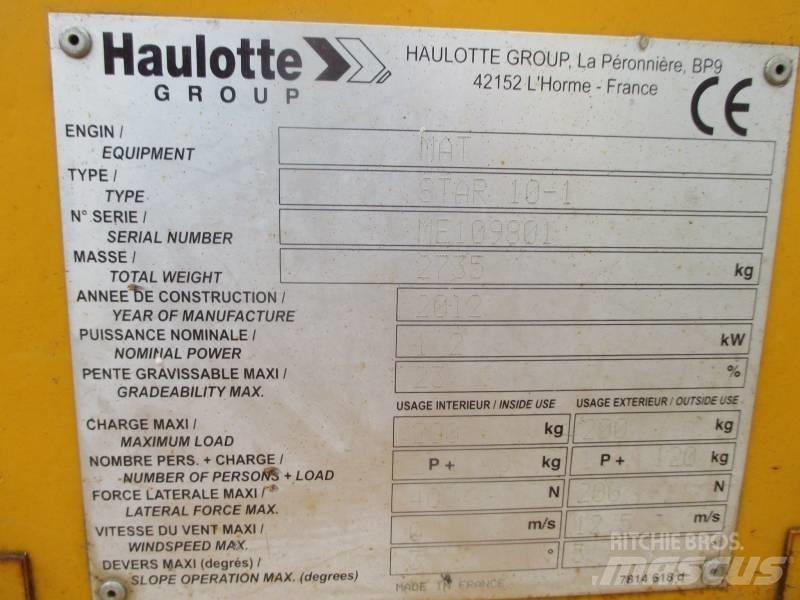 Haulotte Star 10 Sollevatori verticali