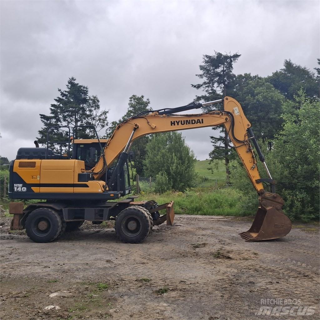 Hyundai HW 140 A Escavatori gommati