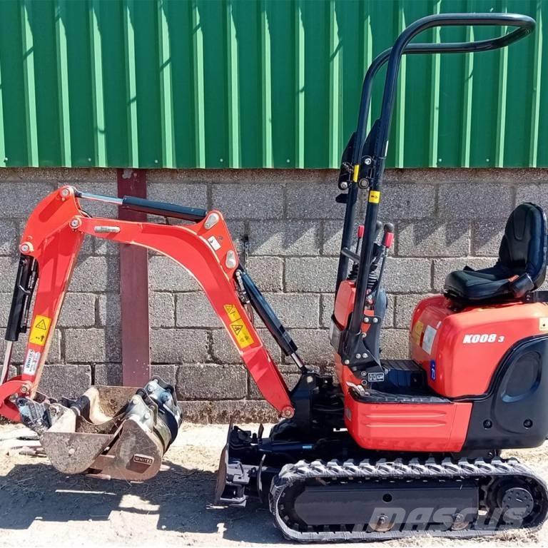 Kubota K 008-3 Miniescavatori