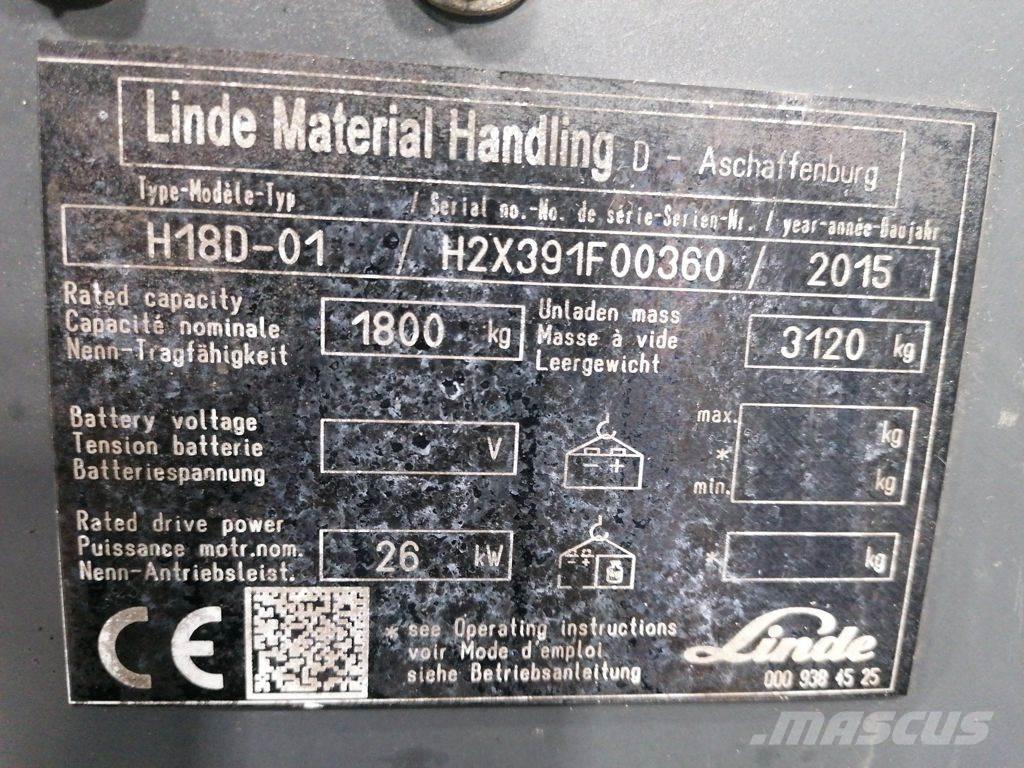 Linde H18D-01 Carrelli elevatori GPL