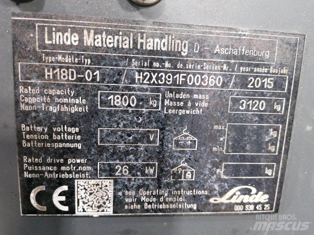 Linde H18D-01 Carrelli elevatori GPL