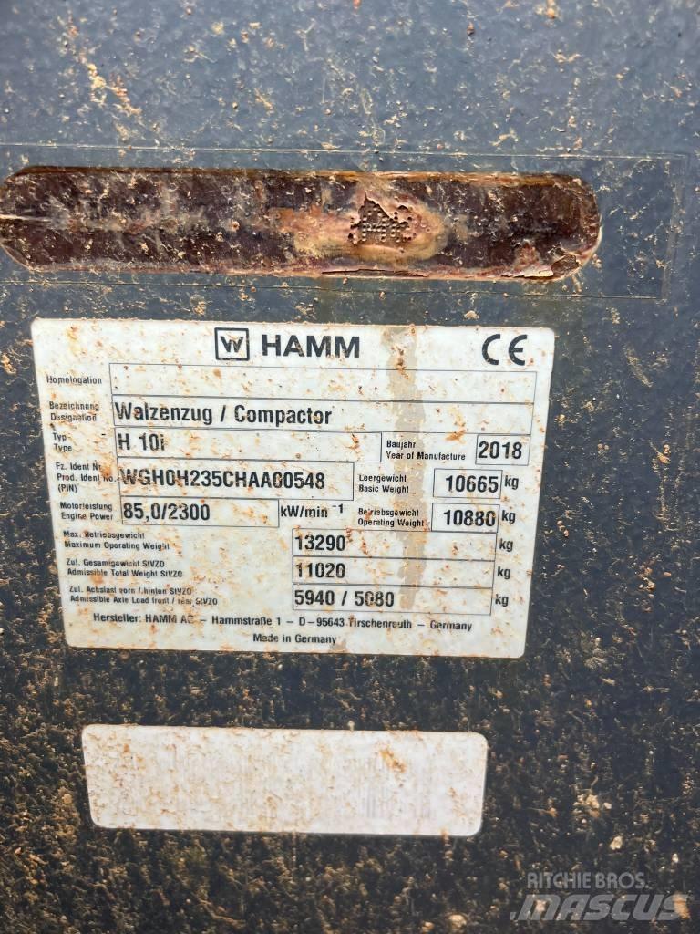 Hamm H10i Compattatori da suolo