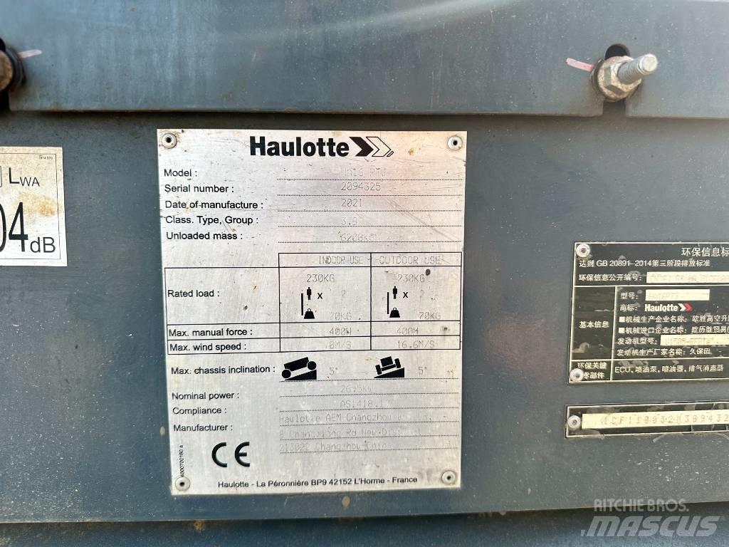 Haulotte HA16RTJ Piattaforme a braccio articolato