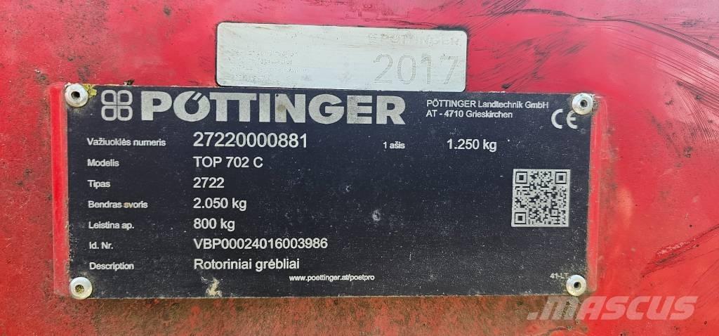 Pöttinger TOP 702C Ranghinatori