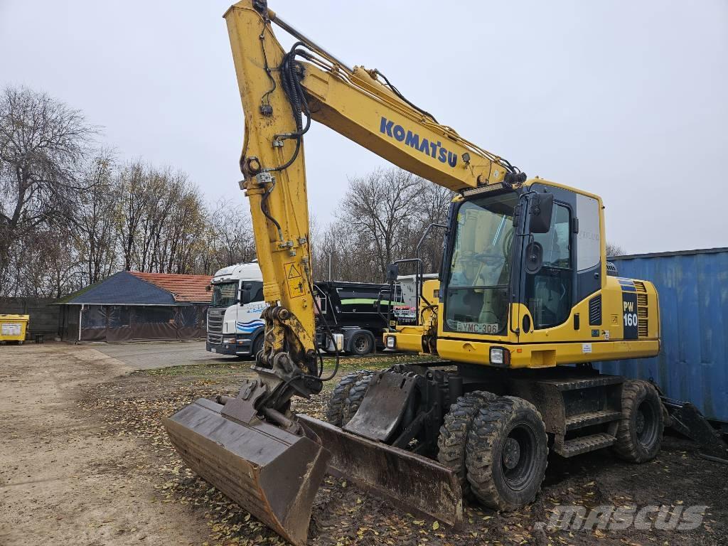 Komatsu PW 160-8 Escavatori gommati