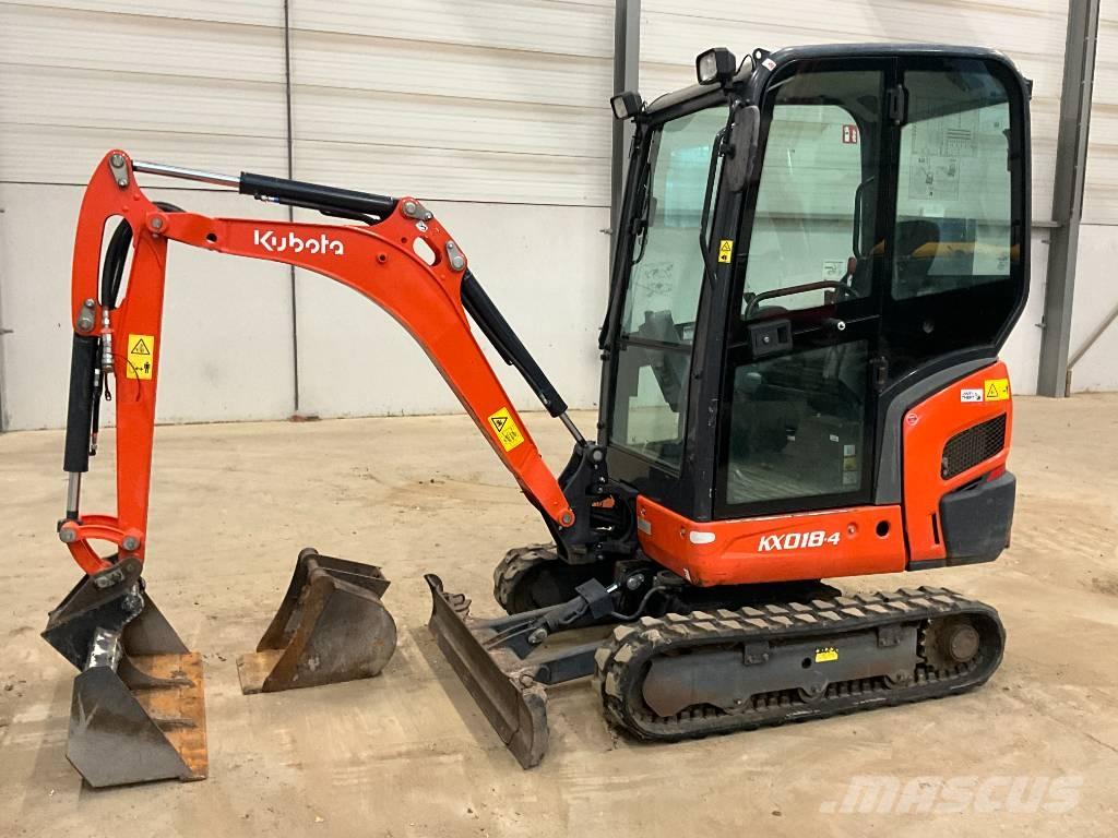 Kubota KX 018-4 Miniescavatori