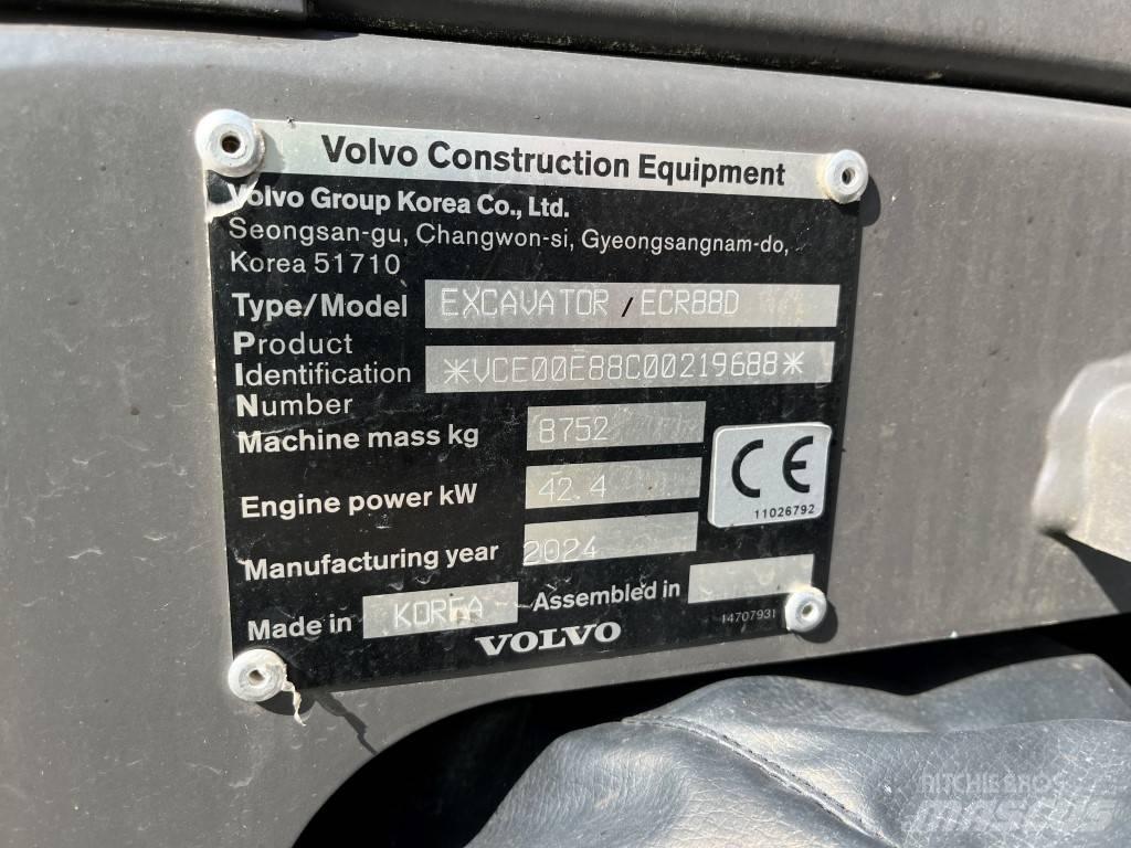 Volvo ECR88D Escavatori medi 7t - 12t
