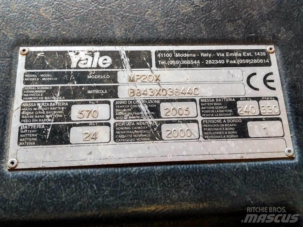 Yale MP20X Carrelli elevatori bassi a piattaforma
