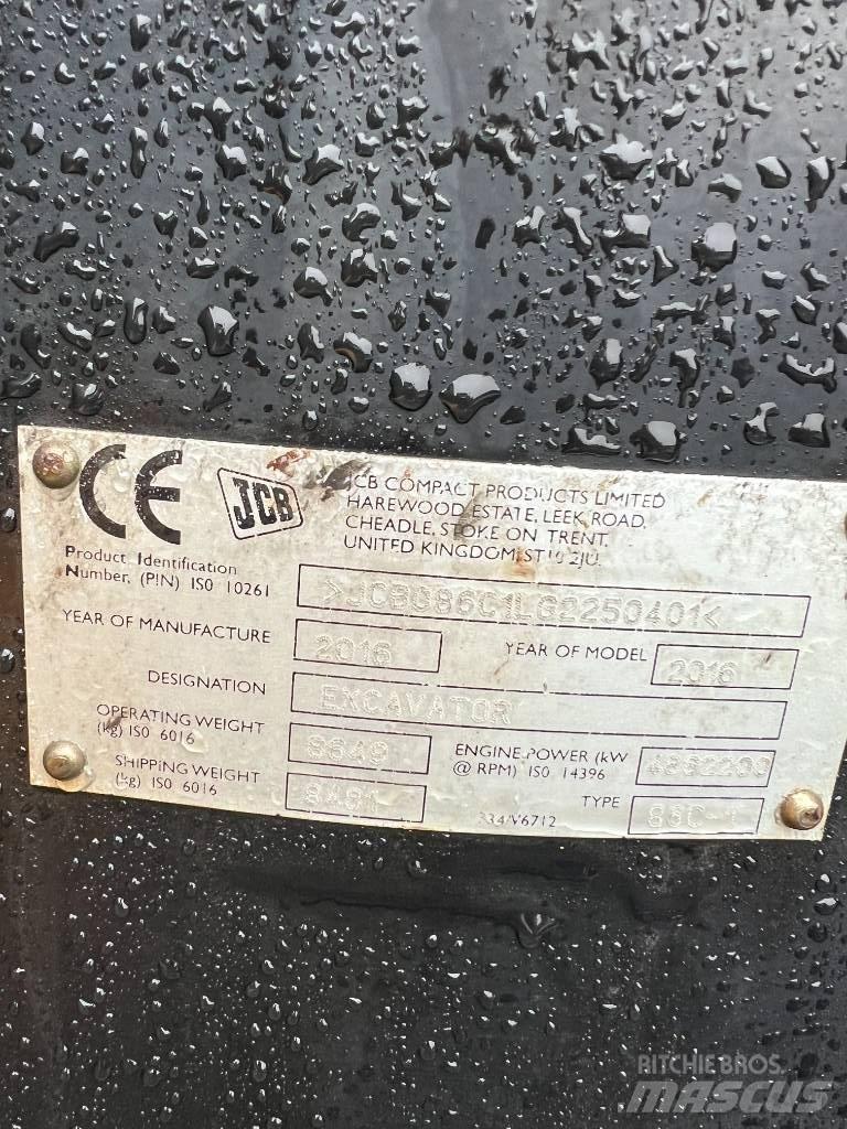 JCB 86 C-1 eco Escavatori medi 7t - 12t