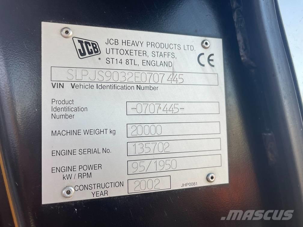 JCB JS 200 Escavatori cingolati