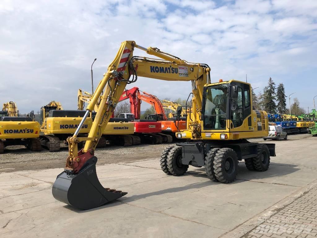 Komatsu PW160-8 Escavatori gommati