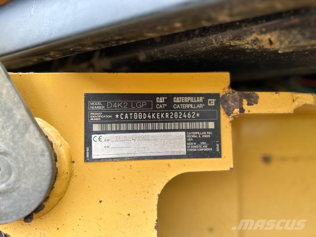 CAT D 4 K 2 LGP Dozer cingolati