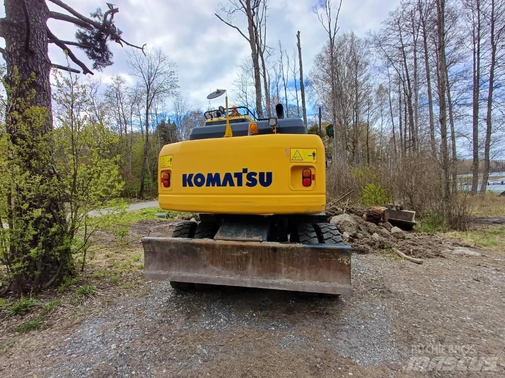 Komatsu PW 160-7E0 Escavatori gommati