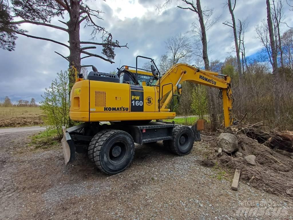 Komatsu PW 160-7E0 Escavatori gommati