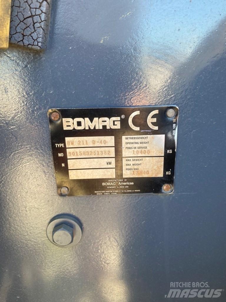 Bomag BW 211 D-40 Rulli Combinati