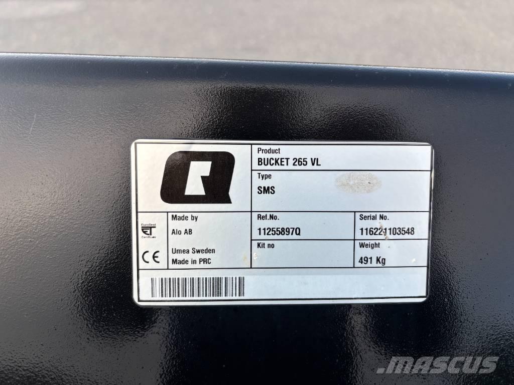Quicke VL 265 SMS Accessori per pale frontali