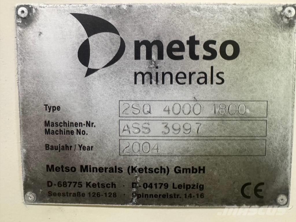 Metso 2SQ 4000 1800 Vagli vibranti