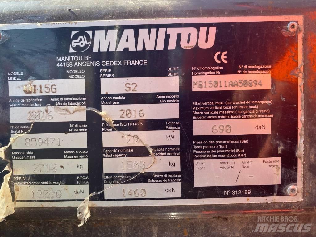 Manitou MI 15 G Carrelli elevatori GPL
