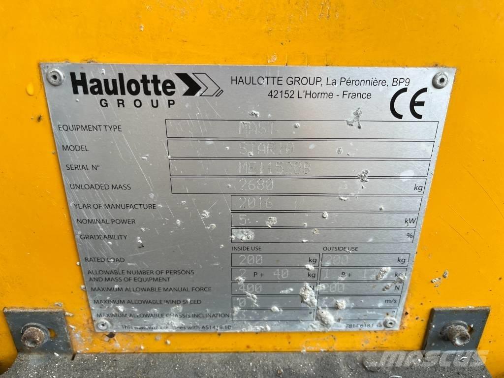 Haulotte Star 10 Sollevatori verticali