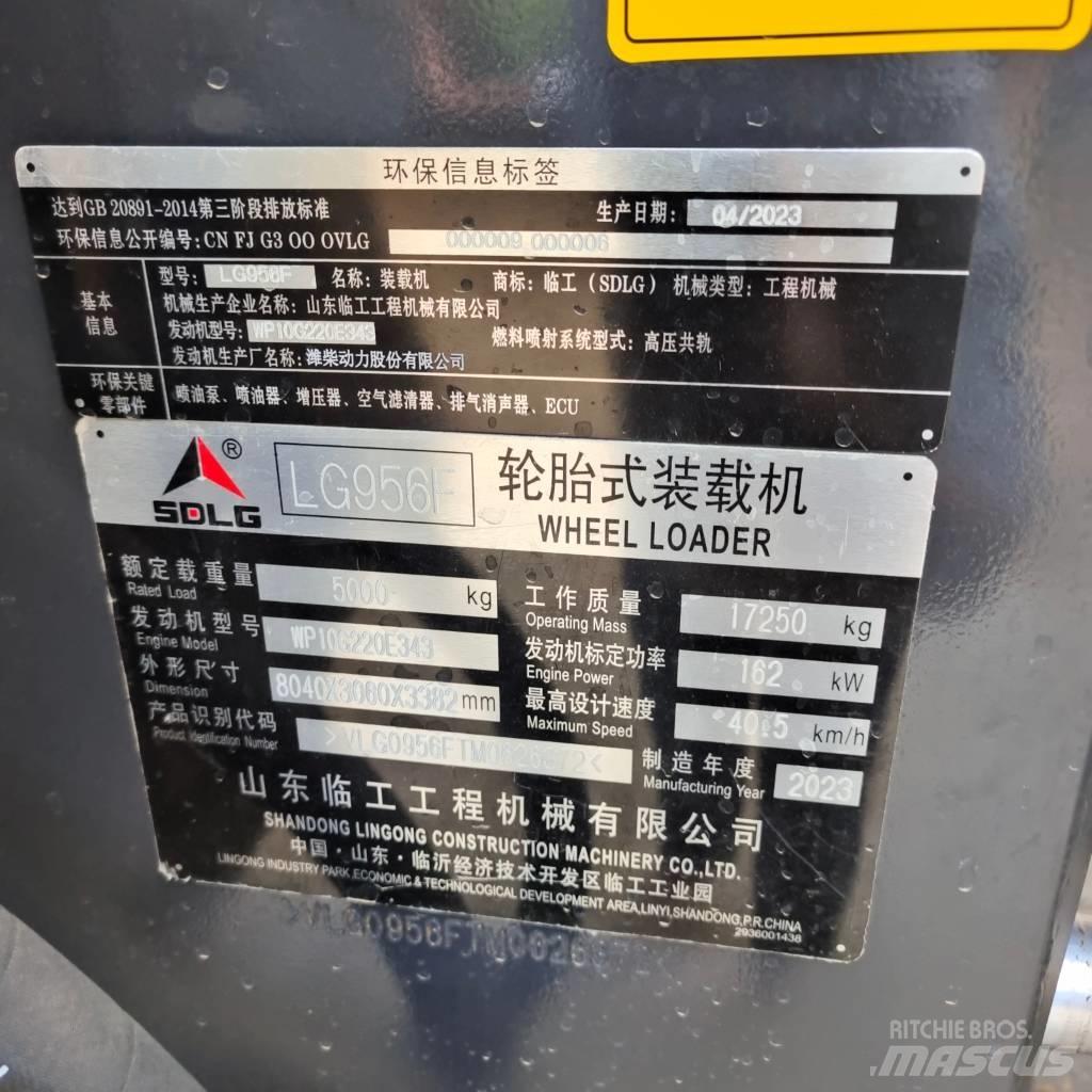 SDLG LG 956 F Pale gommate