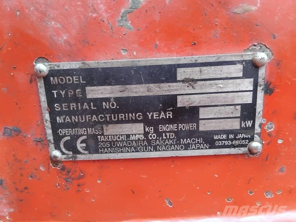 Takeuchi TB290 Miniescavatori