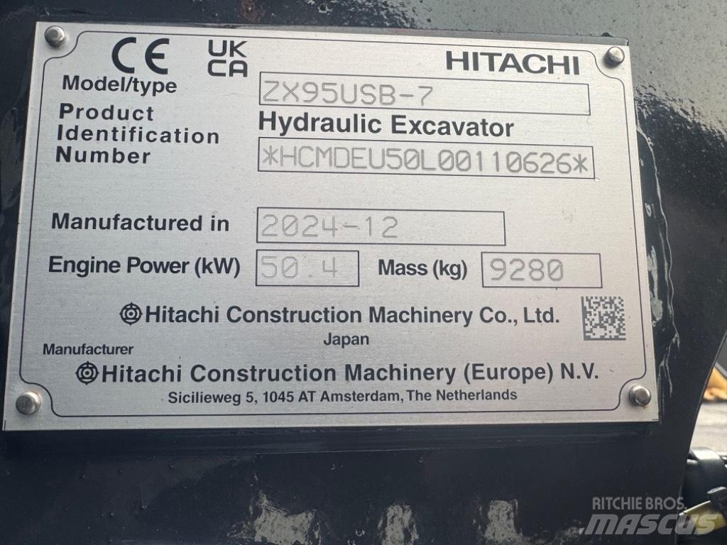 Hitachi ZX 95USB-7 Escavatori medi 7t - 12t