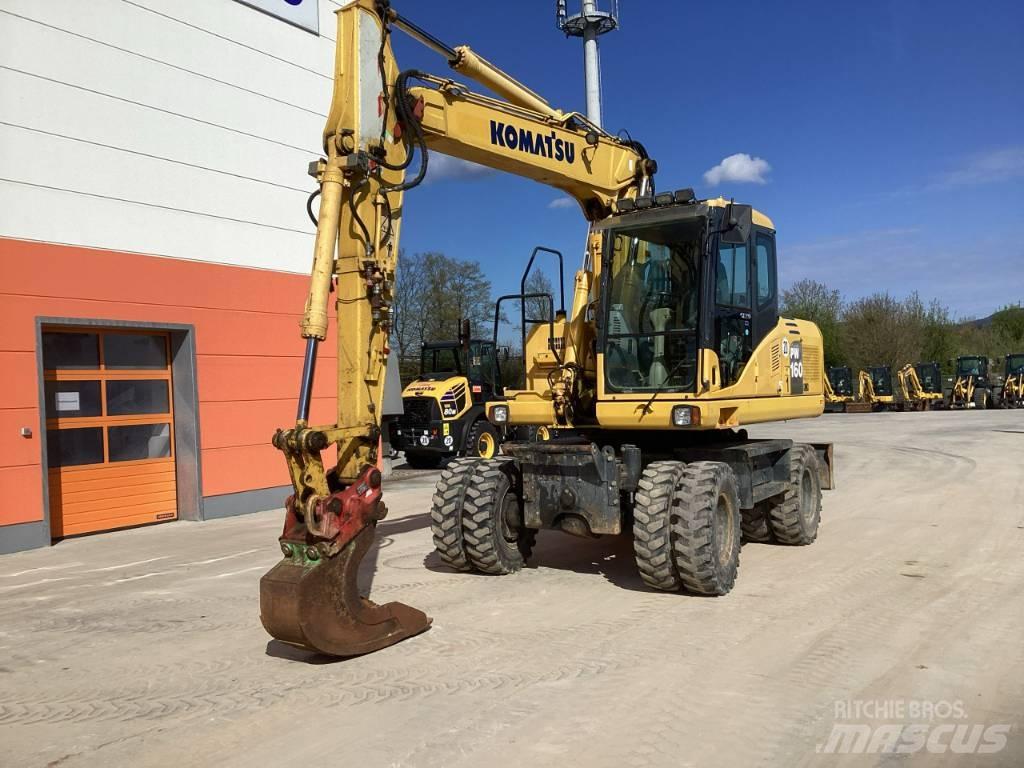 Komatsu PW 160-7E0 Escavatori gommati