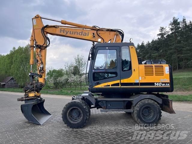 Hyundai Robex 140 W Escavatori gommati