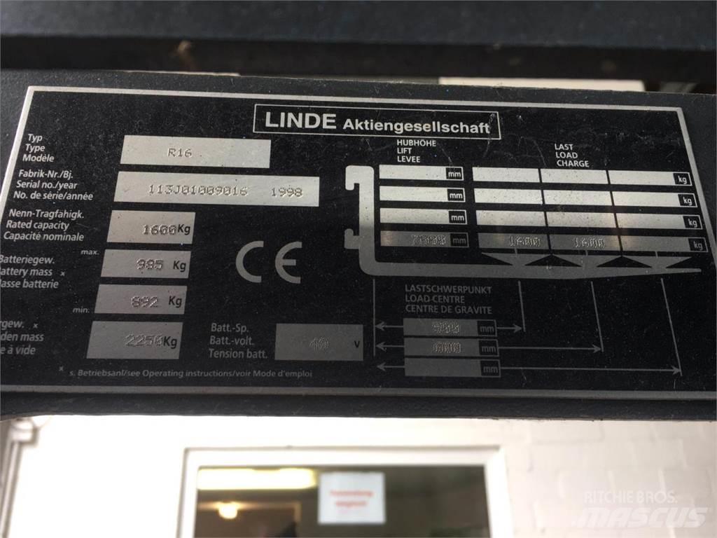 Linde R16 Carrelli elevatori-Altro