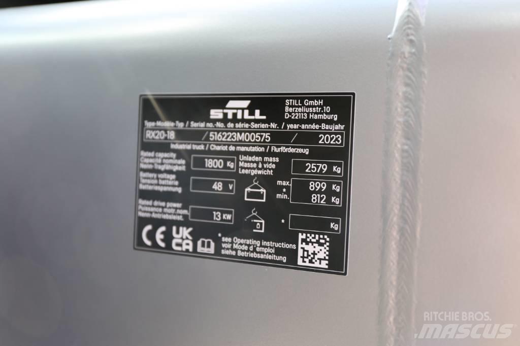 Still RX20-18 Carrelli elevatori elettrici