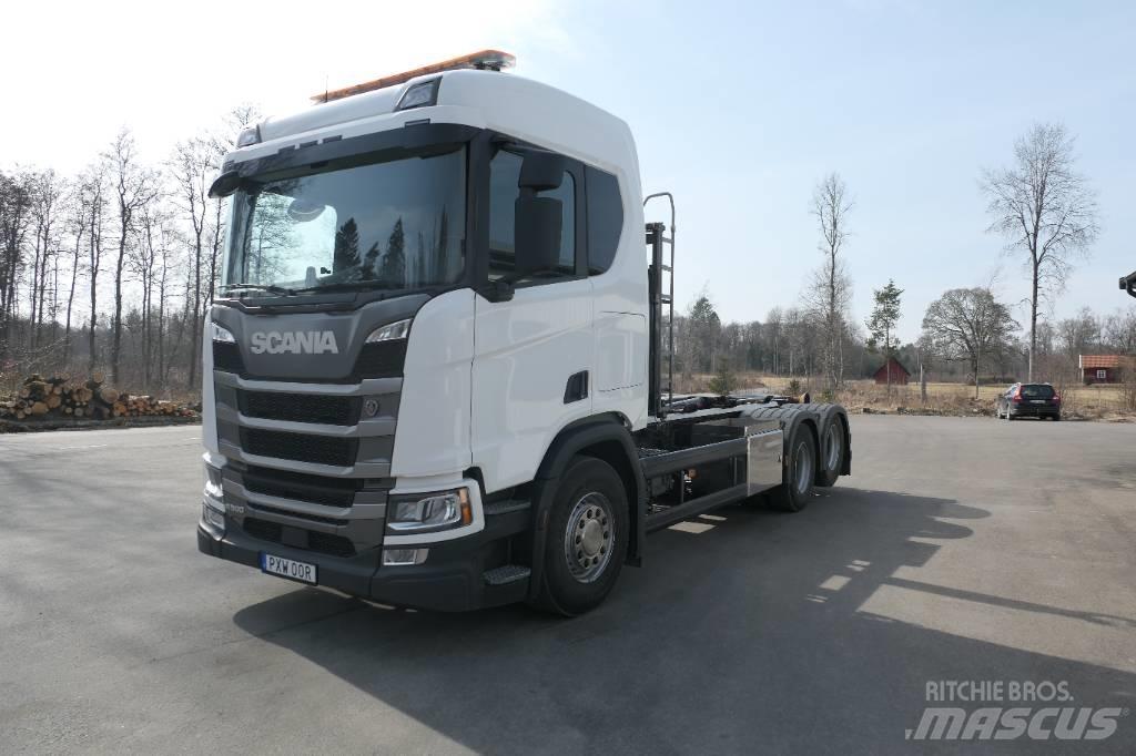 Scania R500 B6x2nb Camion con gancio di sollevamento