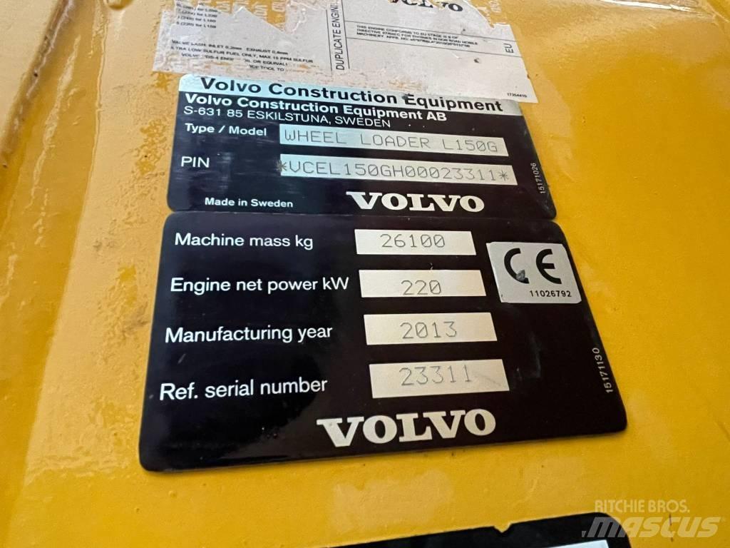 Volvo L 150 G Pale gommate