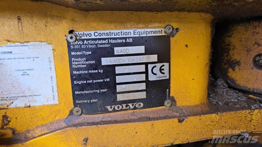 Volvo A 40 D Dumpers articolati