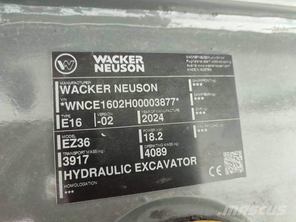 Wacker Neuson EZ 36 Miniescavatori