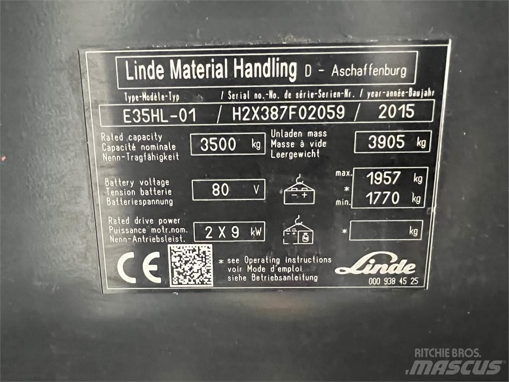 Linde E35HL-01 Carrelli elevatori elettrici