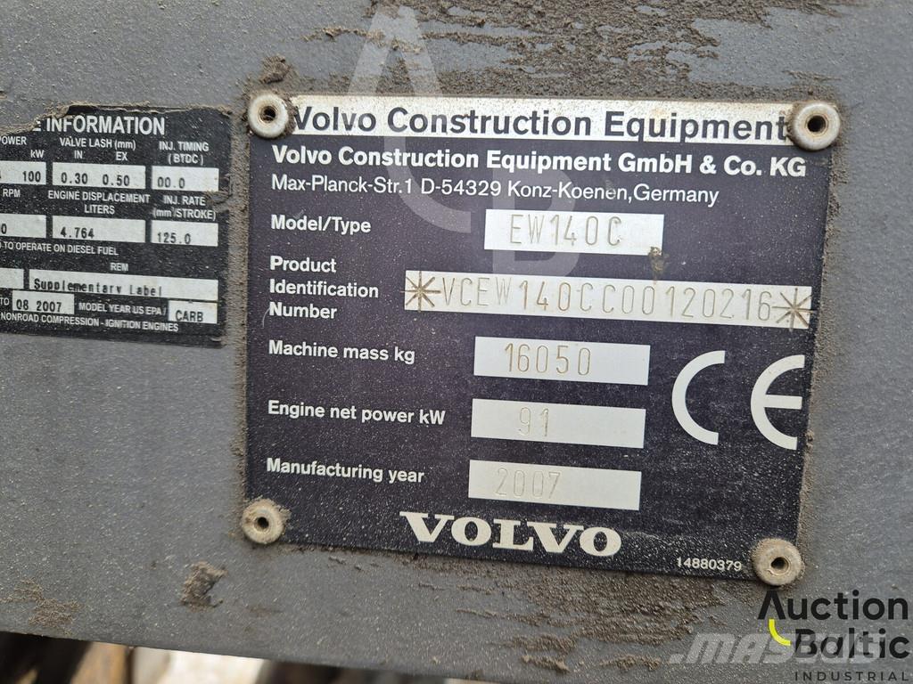 Volvo EW 140 C Escavatori gommati