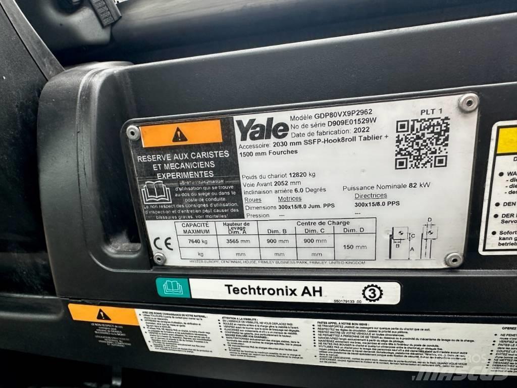 Yale gdp80vx9 Carrelli elevatori diesel