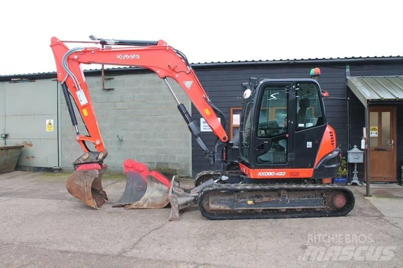 Kubota KX 080-4 Escavatori medi 7t - 12t