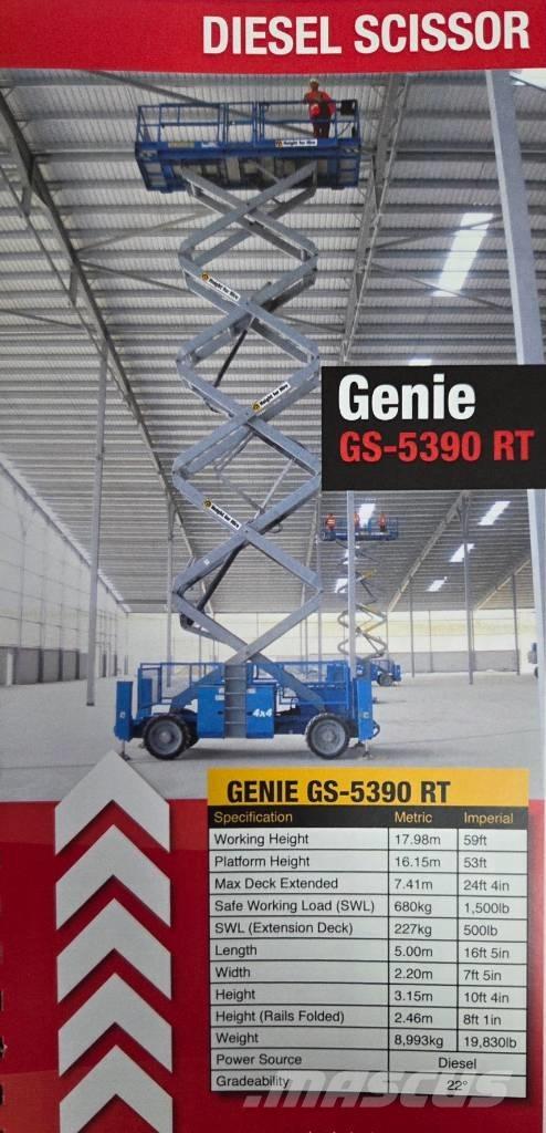 Genie GS 5390 RT Piattaforme a pantografo