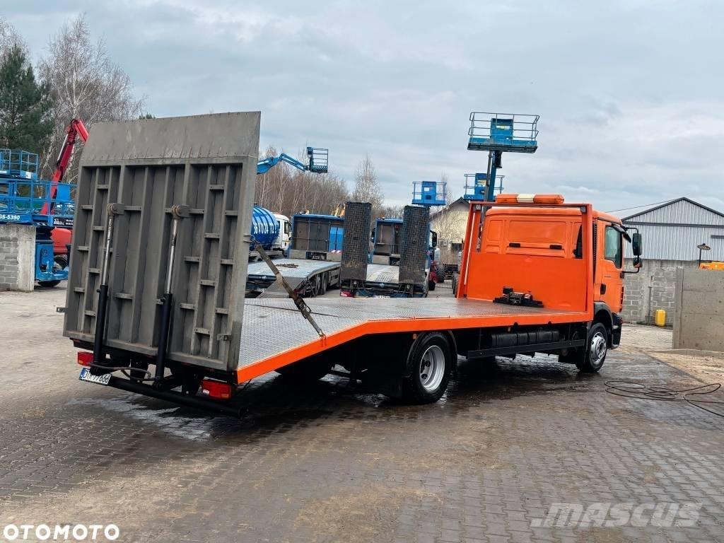 MAN TGM 15.290 Autocarro pianale / argano