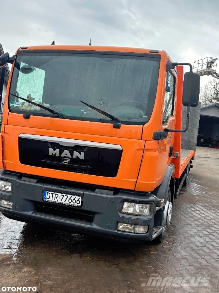 MAN TGM 15.290 Autocarro pianale / argano