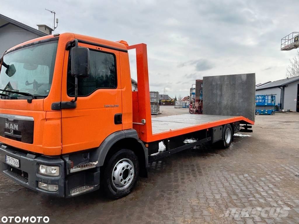 MAN TGM 15.290 Autocarro pianale / argano
