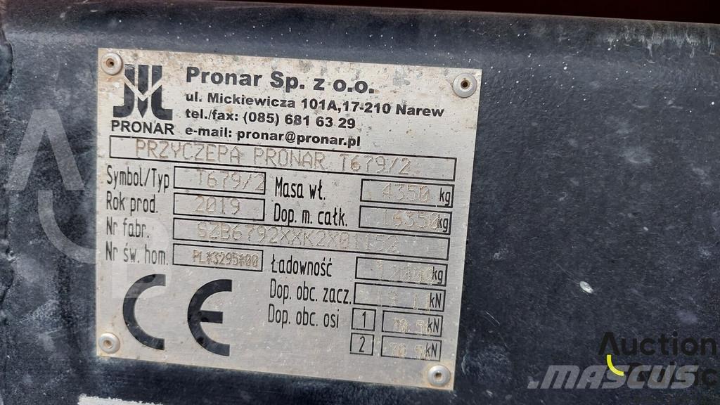 Pronar T 679/2 Rimorchi ribaltabili