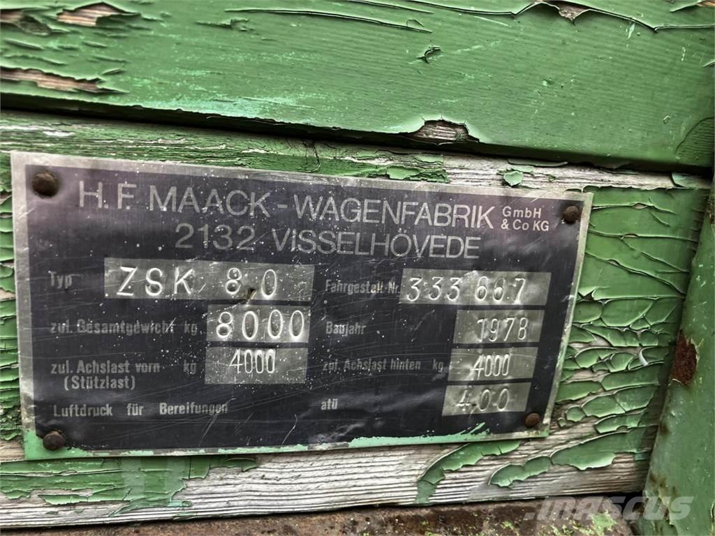  Maack ZSK 80 Rimorchi ribaltabili